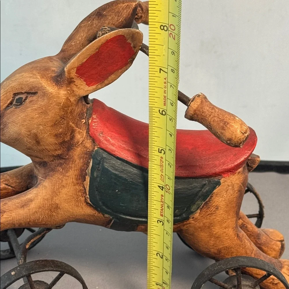 Rabbit Tricycle Toy‎ - Brown and Red